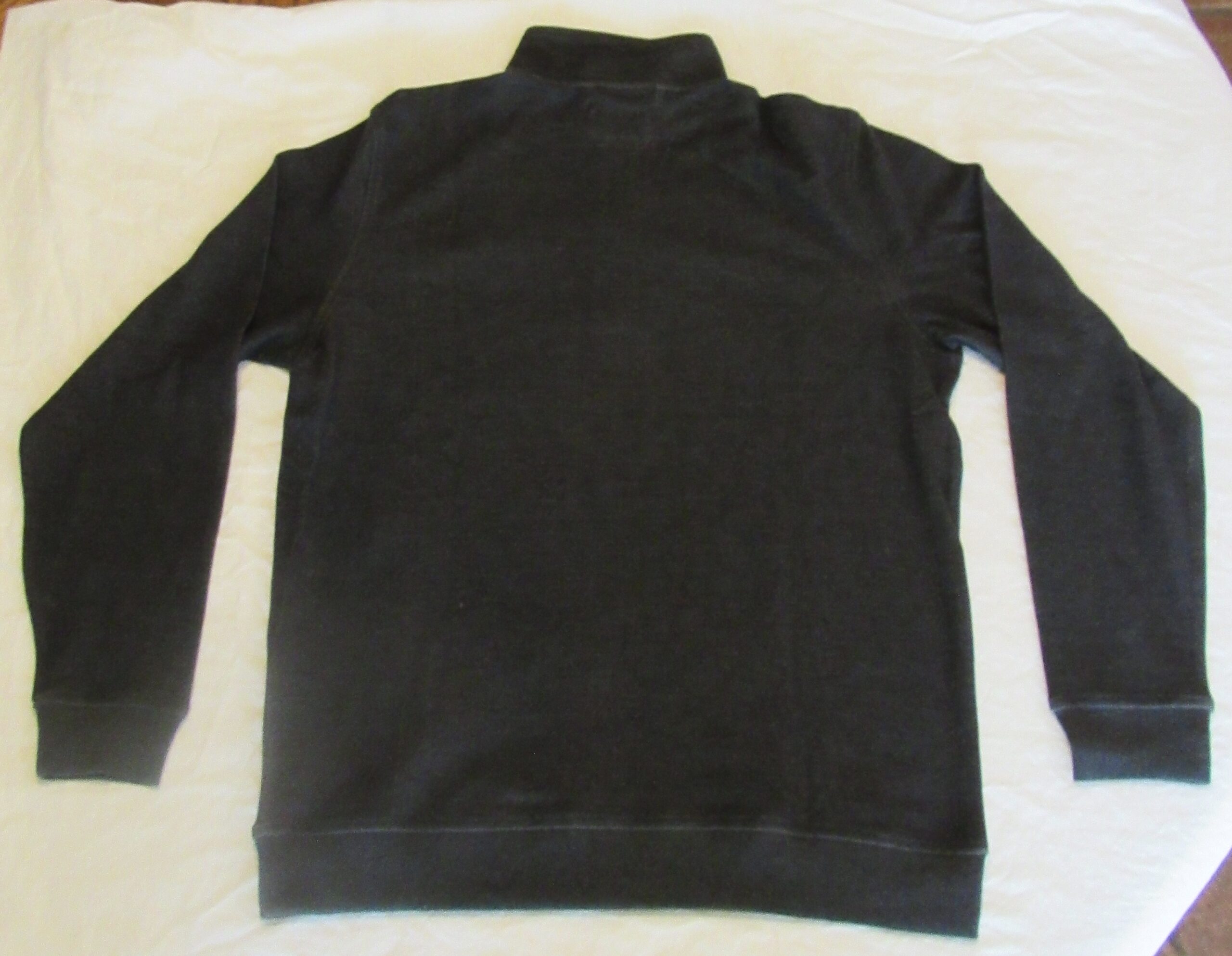 Navy Golf half-zip recycled-fibre blend jacket